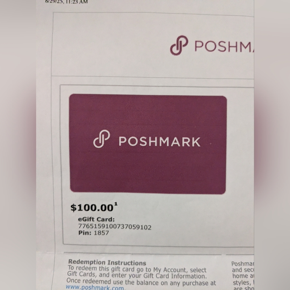 $100 Poshmark Gift Card Giveaway